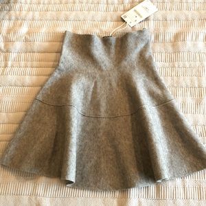Zara Gray Women's Knit Mini Skirt